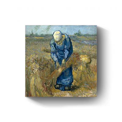 Boerin bindt schoven door Vincent van Gogh
