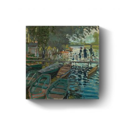 Bathers at La Grenouillére door Claude Monet