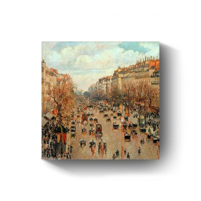 Boulevard Montmartre door Camille Pissarro