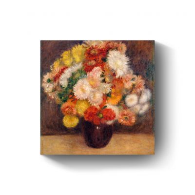 Bouquet of Chrysanthemums door Pierre Auguste Renoir