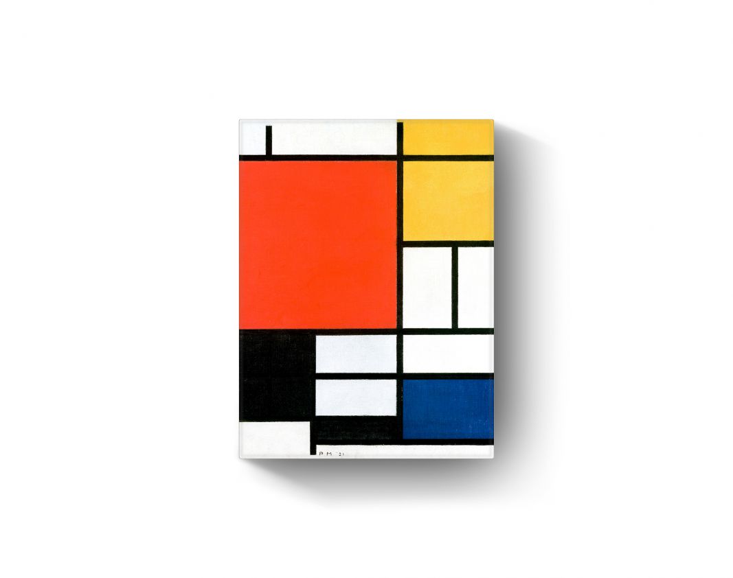 Compositie Met Rood Geel Blauw En Zwart Door Piet Mondriaan compositie-met-rood-geel-blauw-en-zwart-door-piet-mondriaan
