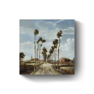 Het laantje van middelharnis door Meindert Hobbema