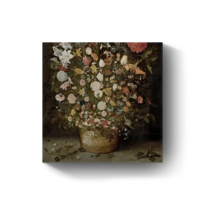 Bloemen in pot door Jan Brueghel