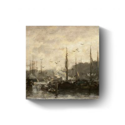 Havengezicht door Jacob Maris