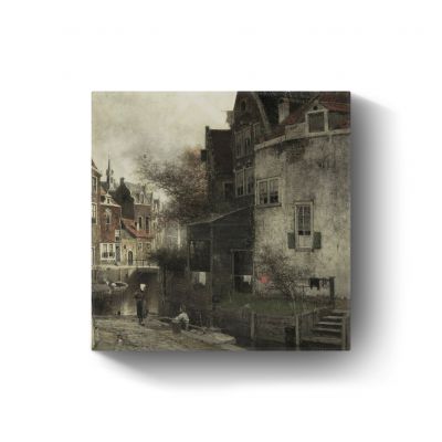 Stadsgezicht door Ferdinand Carl Sierich