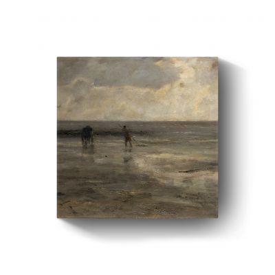 Strand bij avond door Jacob Maris